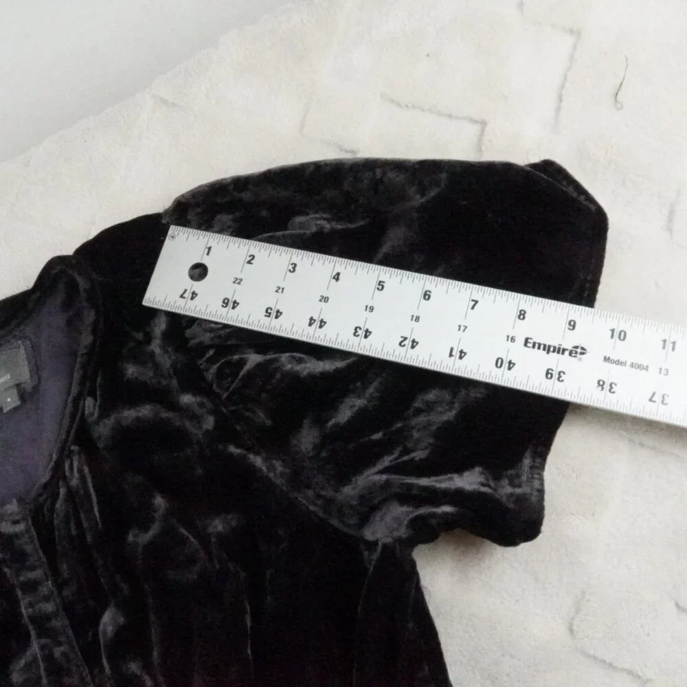 By Anthropologie The Somerset Maxi Dress Velvet Edition Womens Medium - Picture 10 of 12